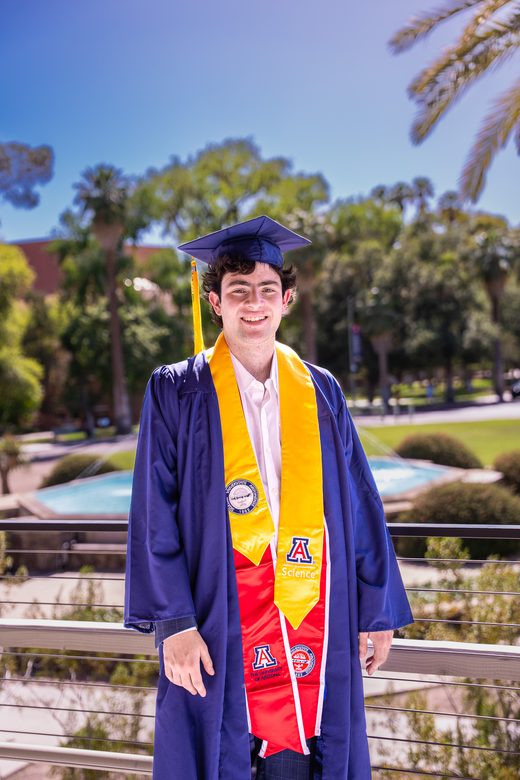 Austin Raben at University of Arizona graduation